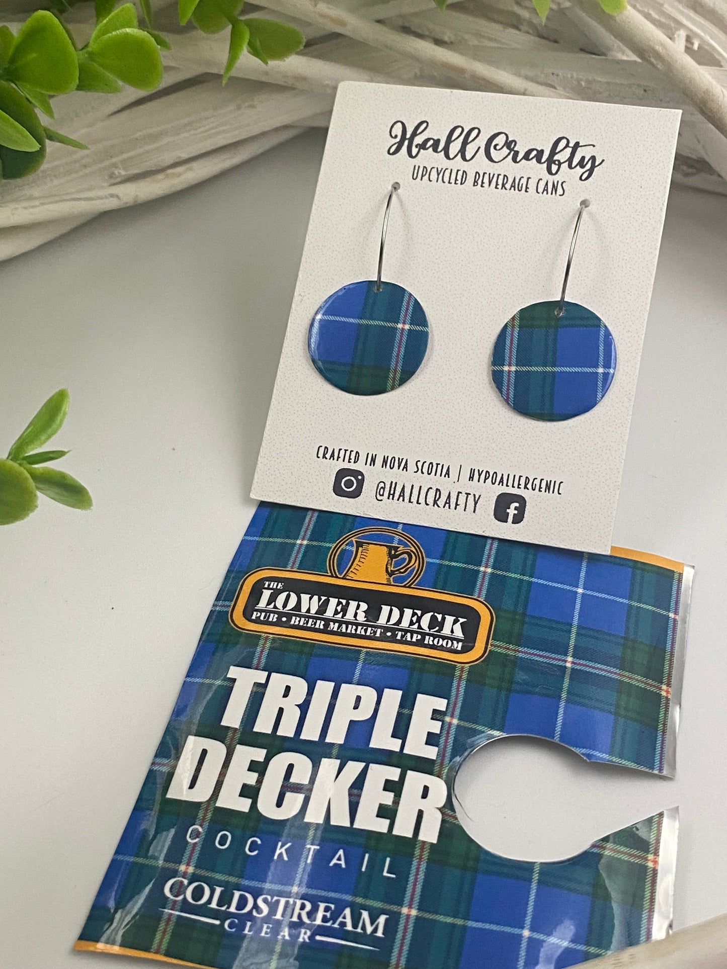 Nova Scotia Tartan Dangles