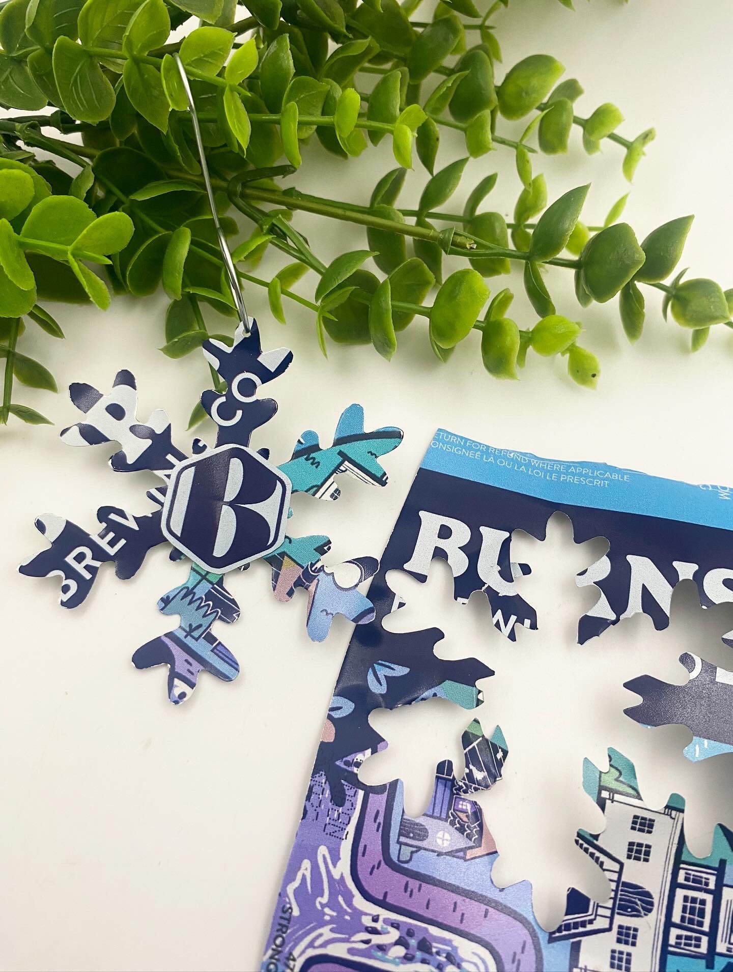 Beverage Flake Tree Ornament